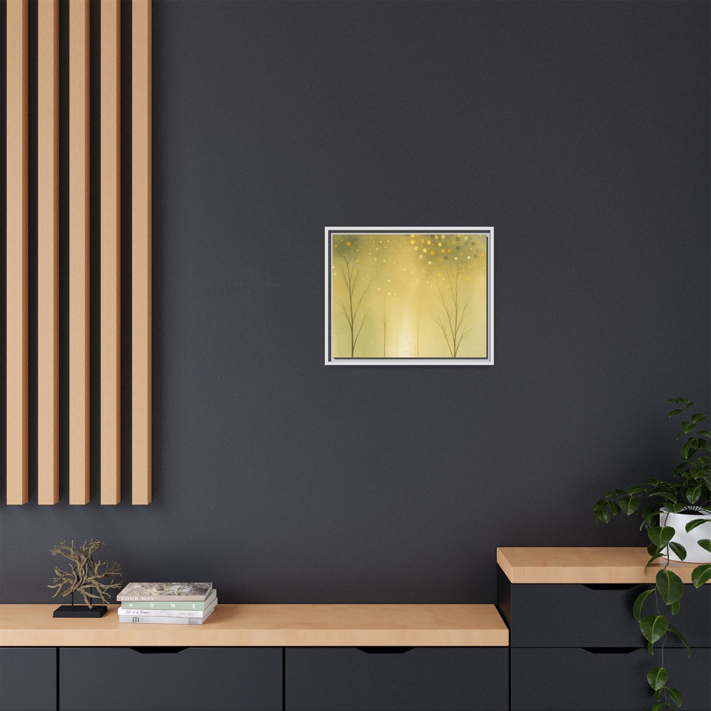 Abstract Framed Canvas Art, Modern Home Decor