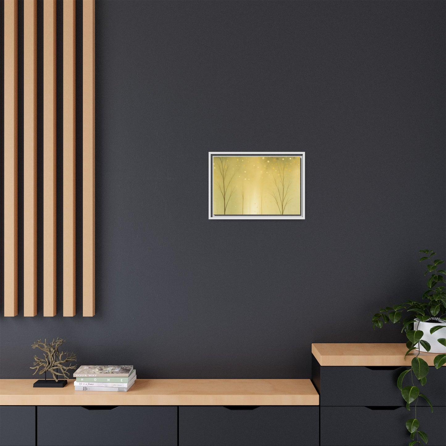 Abstract Framed Canvas Art, Modern Home Decor