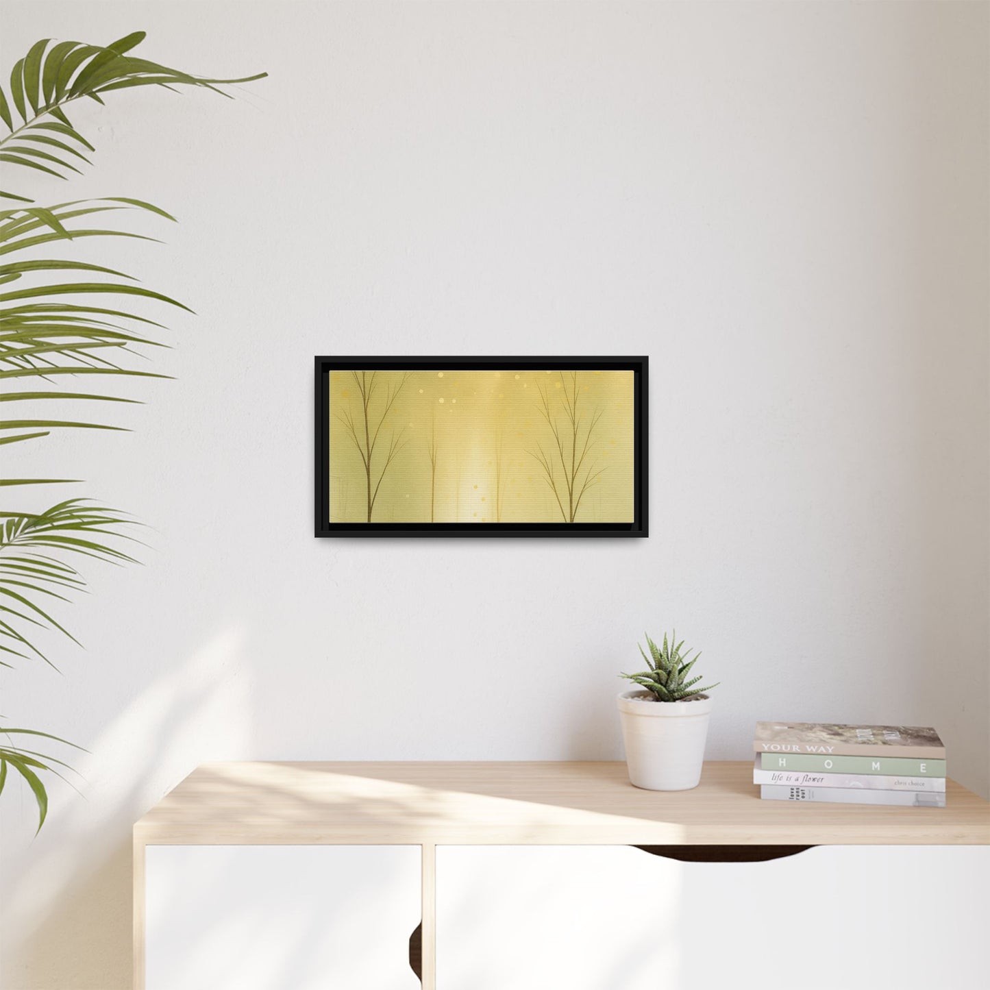 Abstract Framed Canvas Art, Modern Home Decor