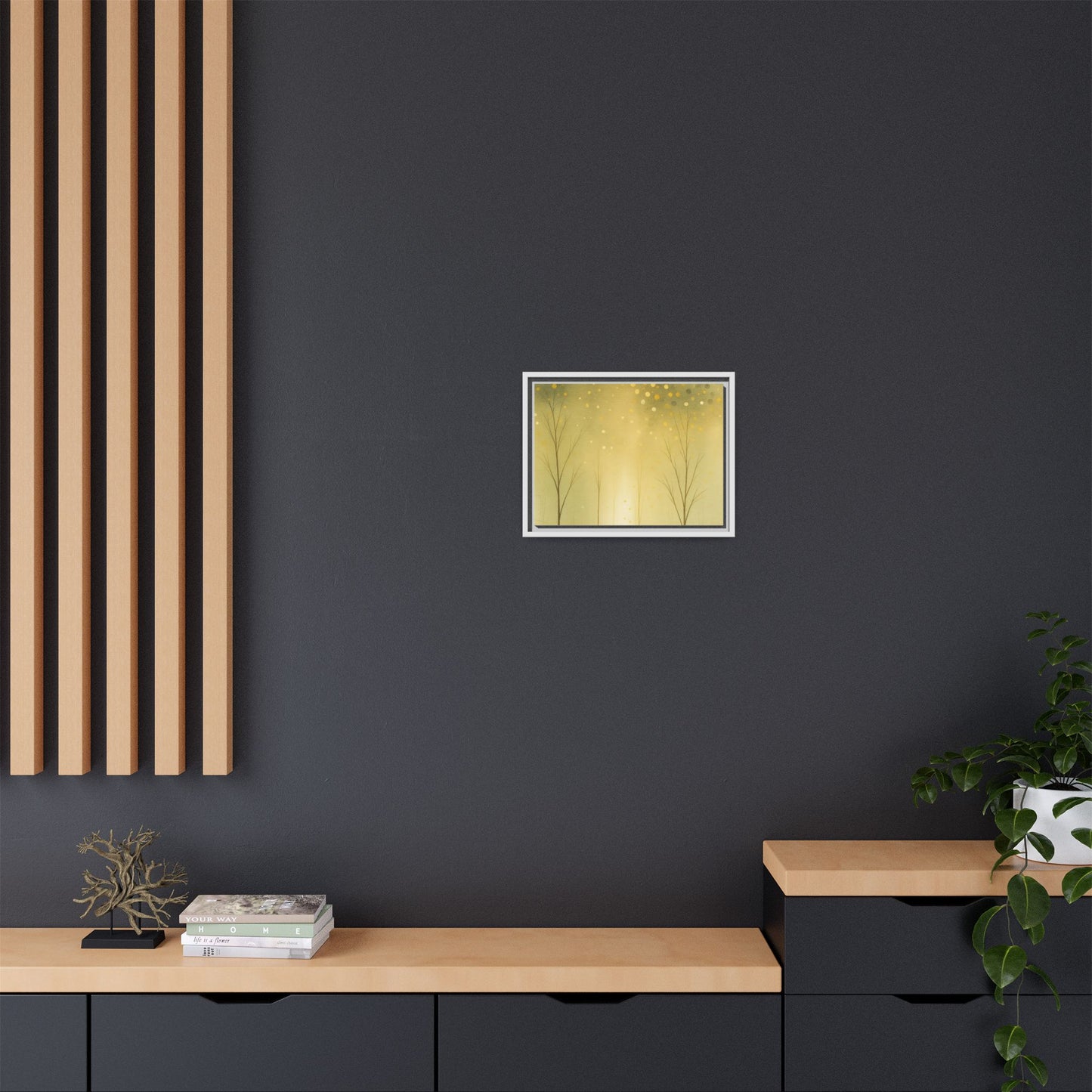 Abstract Framed Canvas Art, Modern Home Decor