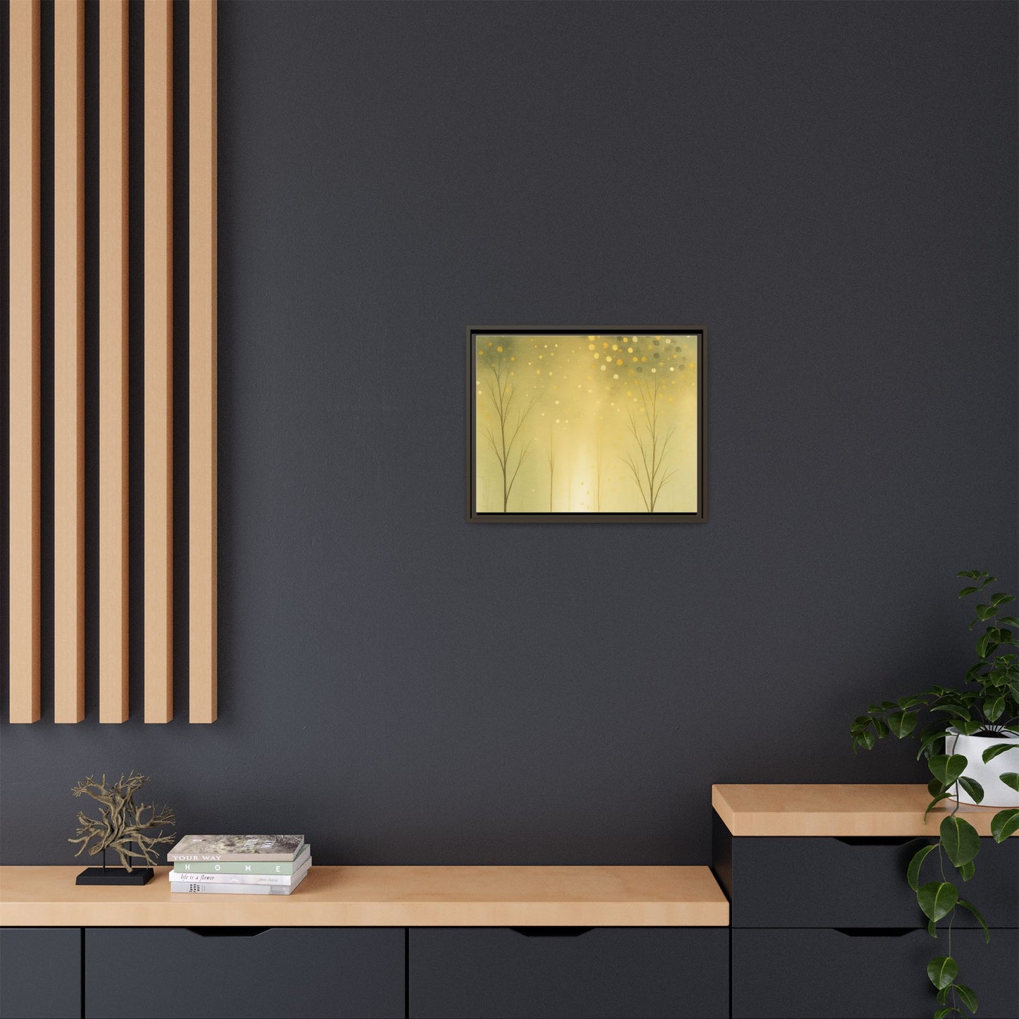 Abstract Framed Canvas Art, Modern Home Decor