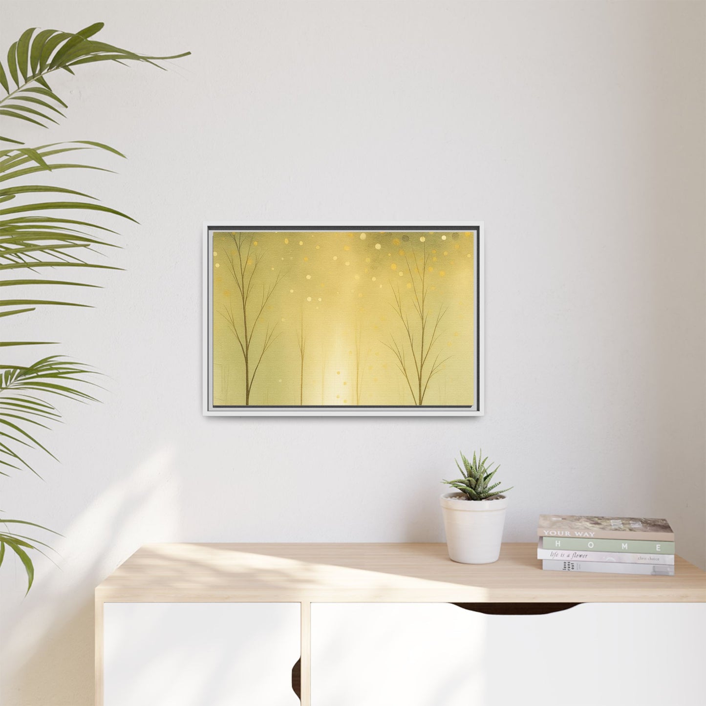 Abstract Framed Canvas Art, Modern Home Decor