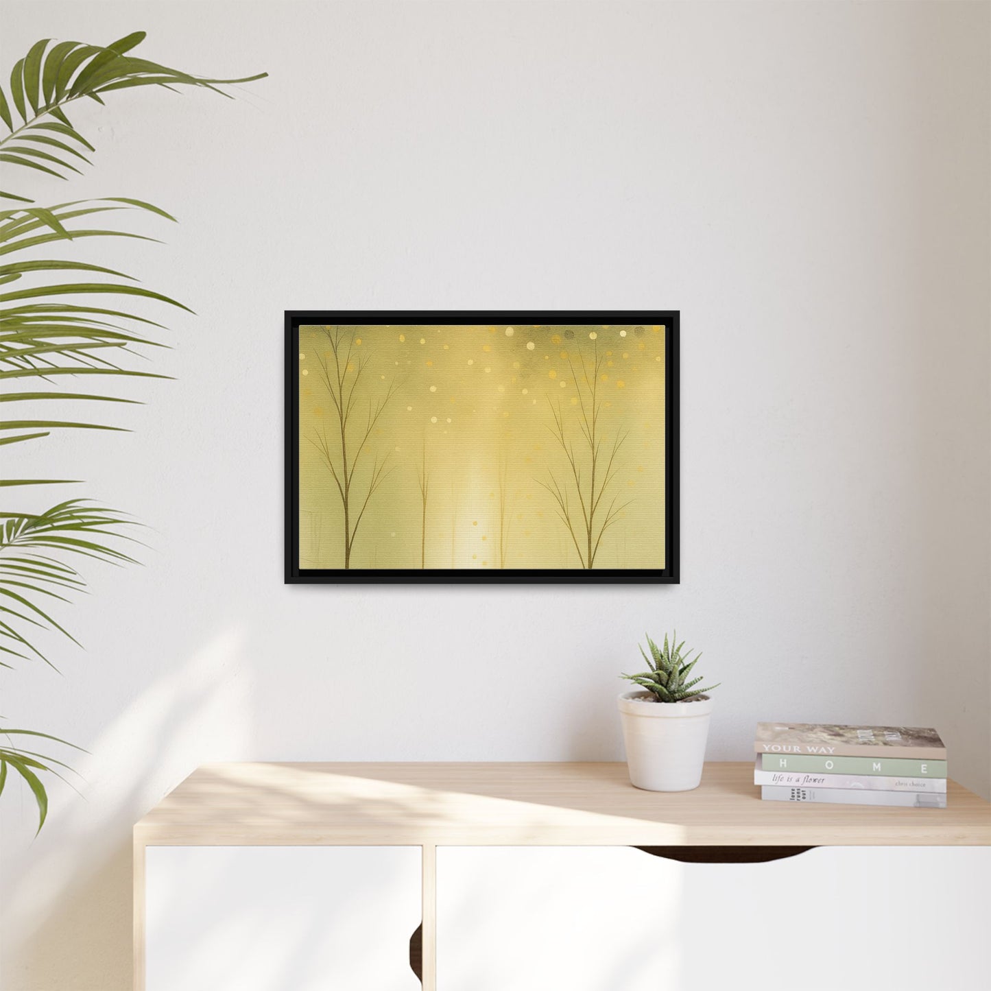 Abstract Framed Canvas Art, Modern Home Decor