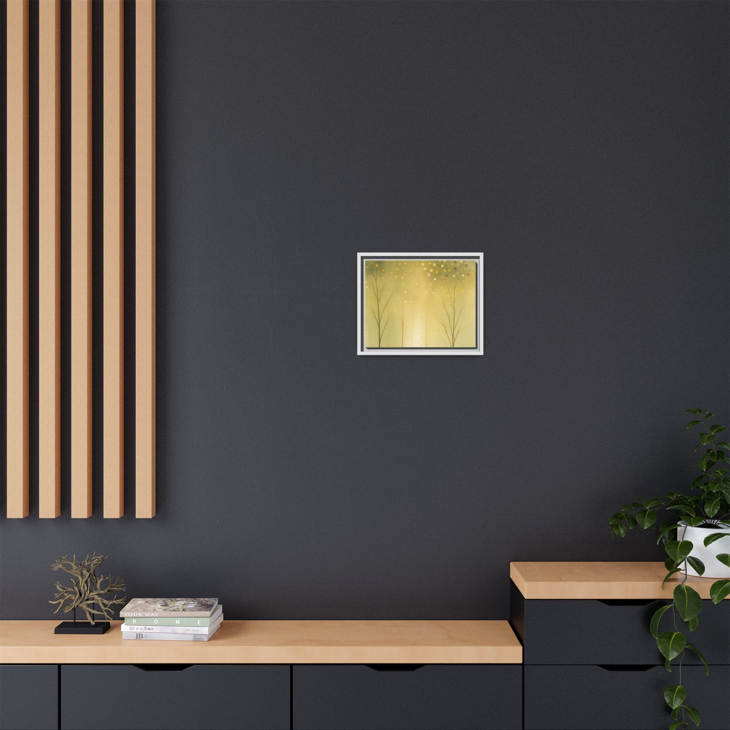 Abstract Framed Canvas Art, Modern Home Decor