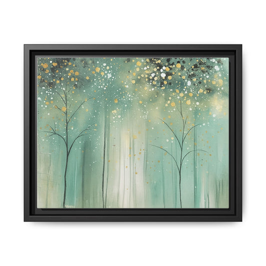Framed Art Print of Tranquil Forest Scene