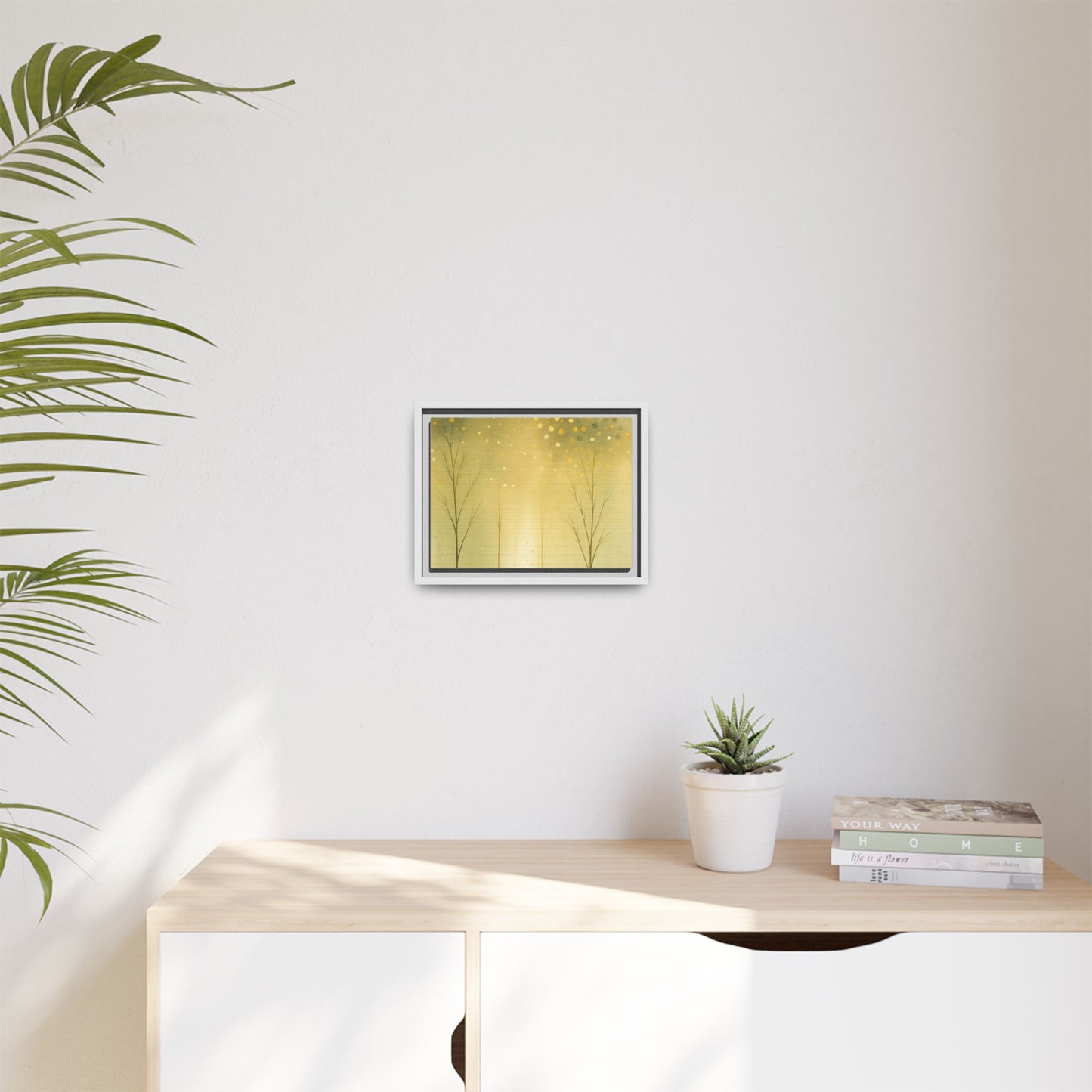 Abstract Framed Canvas Art, Modern Home Decor